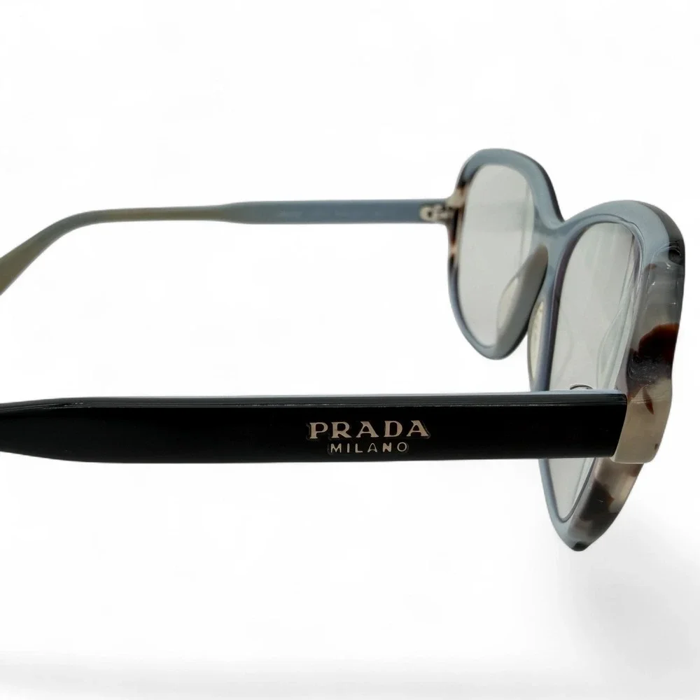Prada VPR 03V KHR-1O1 Eyeglass Frames Blue Tortoise 54-17 Italy